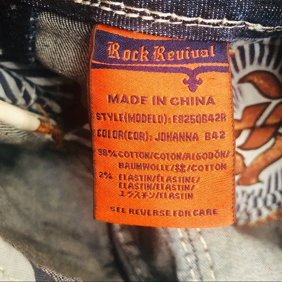 NWOT ‼️Rock Revival ⚜️ Johanna boot jeans💕‼️ - Picture 4 of 7